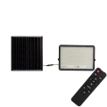LED-Solarstrahler für den Außenbereich LED/30W/3,2V 6400K schwarz IP65 + Fernbedienung