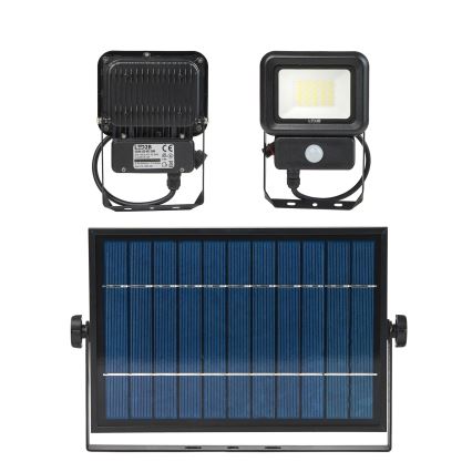 LED-Solarstrahler für den Außenbereich mit Sensor LED/20W/3,7V 6500K IP65 4400 mAh
