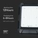 LED-Solarstrahler LED/15W/3,7V IP65 4000K schwarz + Fernbedienung