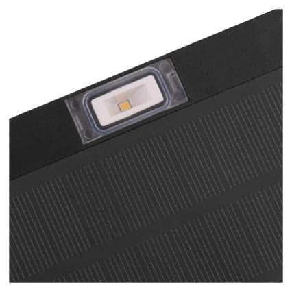 LED-Solarstrahler mit Bewegungssensor LED/3,7V 1200mAh 4000K IP65 schwarz
