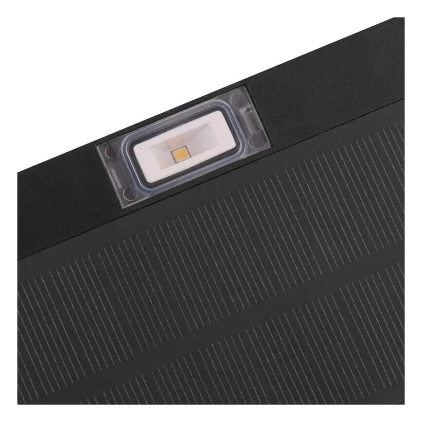 LED-Solarstrahler mit Bewegungssensor LED/3,7V 1200mAh 4000K IP65 schwarz