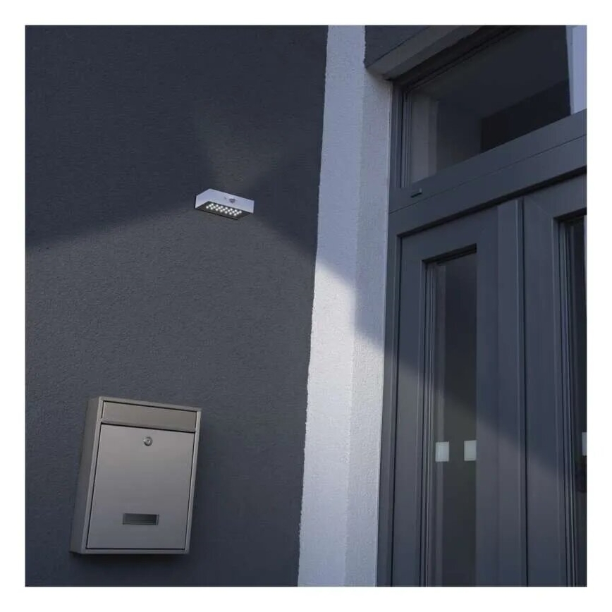 LED-Solarstrahler mit Bewegungssensor LED/3,7V 1200mAh 4000K IP65 weiß