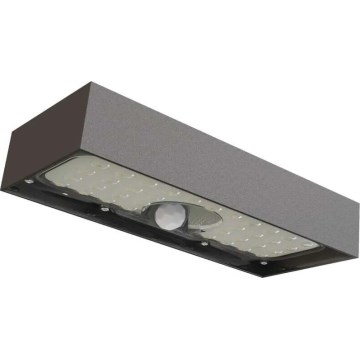 LED-Solarstrahler mit Bewegungssensor LED/3,7V 3000mAh 4000K IP65 schwarz