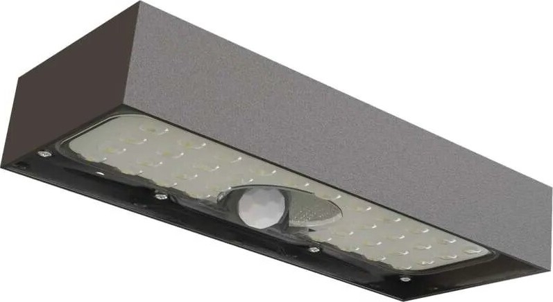 LED-Solarstrahler mit Bewegungssensor LED/3,7V 3000mAh 4000K IP65 schwarz