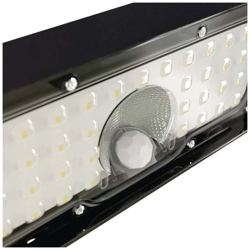 LED-Solarstrahler mit Bewegungssensor LED/3,7V 3000mAh 4000K IP65 schwarz
