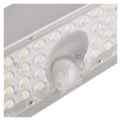 LED-Solarstrahler mit Bewegungssensor LED/3,7V 3000mAh 4000K IP65 weiß