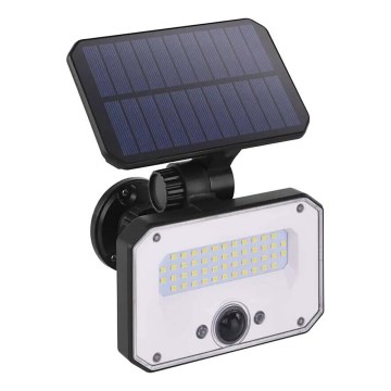 LED-Solarstrahler mit Bewegungssensor SPILO LED/3,7V 3600mAh 4000K IP54 + Fernbedienung