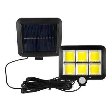 LED-Solarstrahler mit Sensor LED/1,5W/3,7V 6000K IP44 1200 mAh