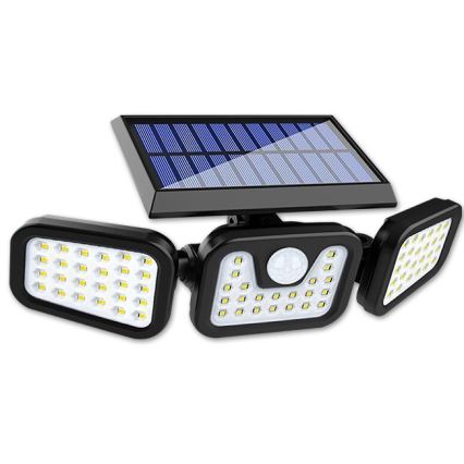 Flexibler LED-Solarstrahler mit Sensor LED/15W/3,7V 2400 mAh IP54 4500K
