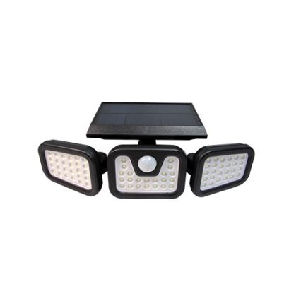 Flexibler LED-Solarstrahler mit Sensor LED/15W/3,7V 2400 mAh IP54 4500K