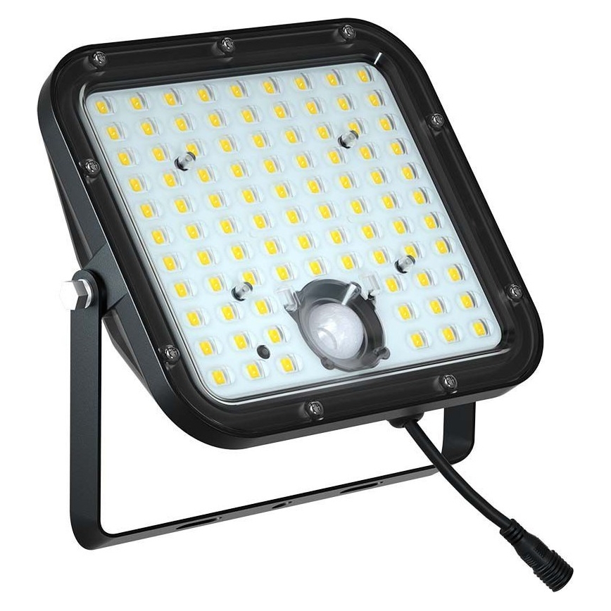 LED-Solarstrahler mit Sensor LED/30W/6,4V 4000K 6000 mAh + Fernbedienung