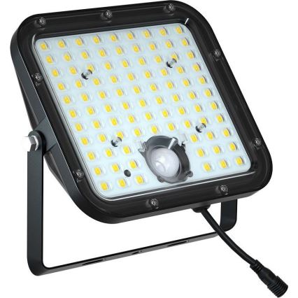 LED-Solarstrahler mit Sensor LED/30W/6,4V 6400K 6000 mAh + Fernbedienung