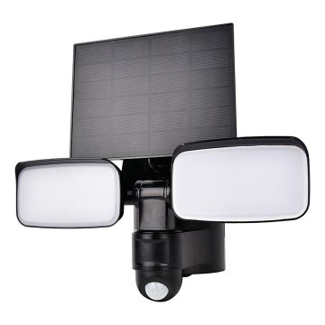 LED Solarstrahler mit Sensor LED/9W/3,7V 3600 mAh IP54