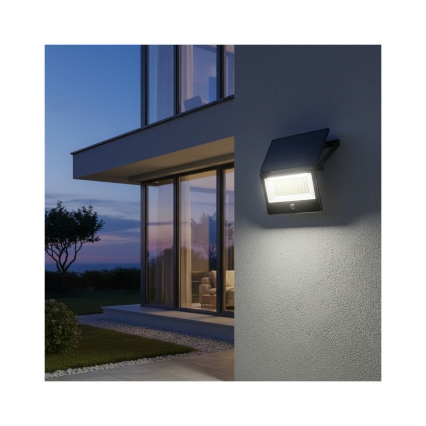 LED-Solarstrahler mit Sensor NCS G2 LED/30W/3,7V 3000/4000/6500K IP54 5200 mAh