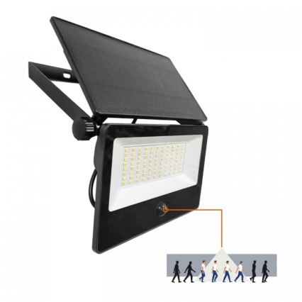 LED-Solarstrahler mit Sensor NCS G2 LED/30W/3,7V 3000/4000/6500K IP54 5200 mAh