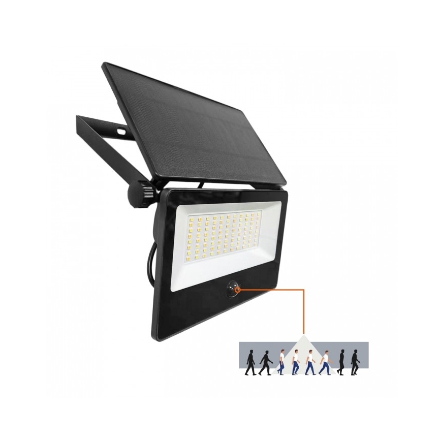 LED-Solarstrahler mit Sensor NCS G2 LED/30W/3,7V 3000/4000/6500K IP54 5200 mAh