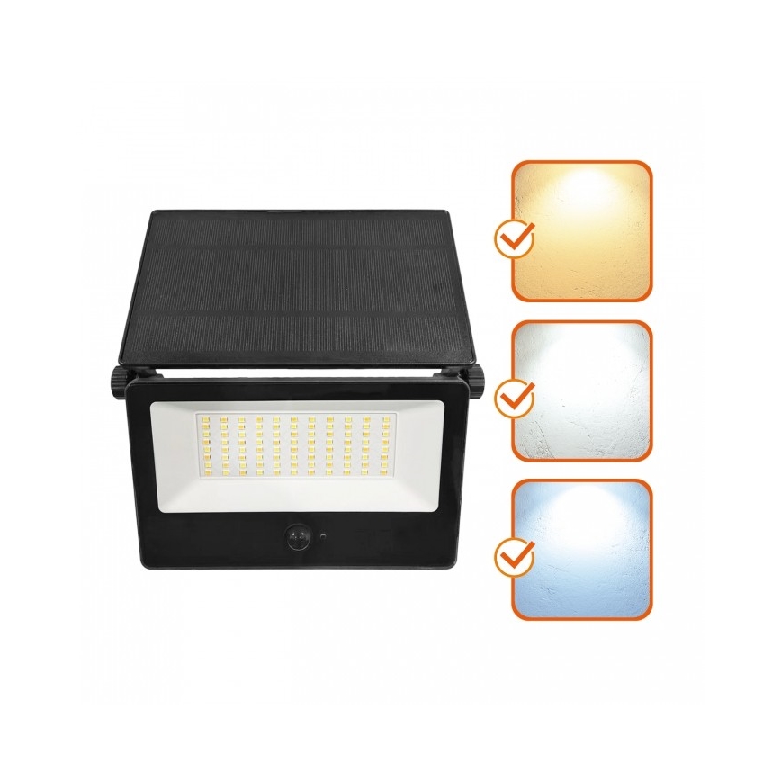 LED-Solarstrahler mit Sensor NCS G2 LED/30W/3,7V 3000/4000/6500K IP54 5200 mAh