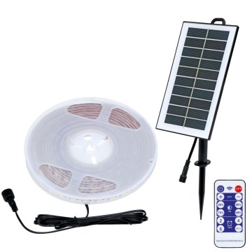 LED-Solarstreifen 3,7V 2400 mAh 5 m IP65