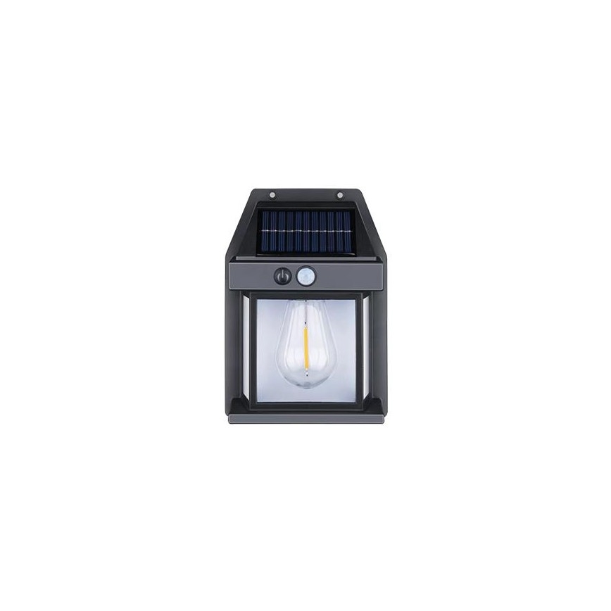 LED-Solarwandleuchte für den Außenbereich mit Sensor LED/1W/230V 1200mAh IP65