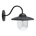LED-Solarwandleuchte LED/0,5W/1,2V 600 mAh IP44 schwarz