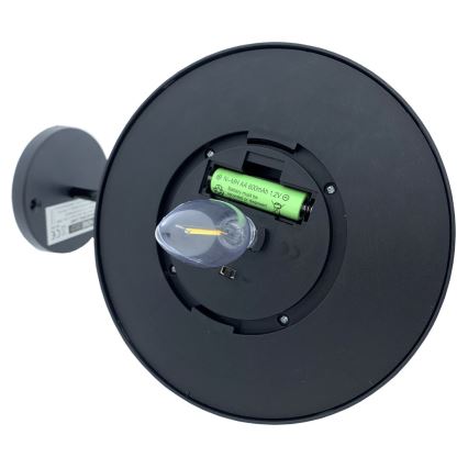 LED-Solarwandleuchte LED/0,5W/1,2V 600 mAh IP44 schwarz