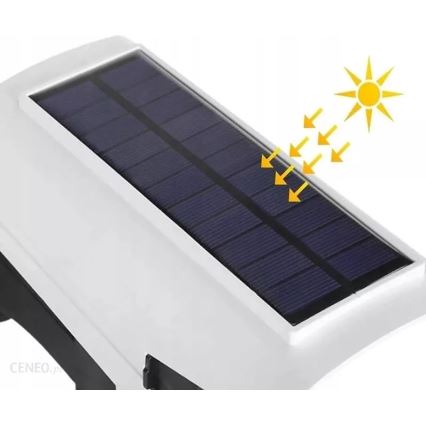 LED Solar-Überwachungskamera-Attrappe mit Sensor KAMERA LED/1W/3,7V 1200 mAh IP44 + Fernbedienung