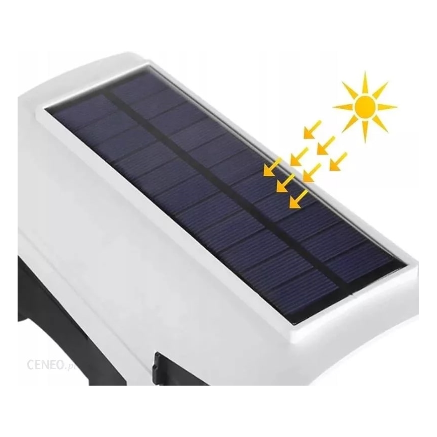 LED Solar-Überwachungskamera-Attrappe mit Sensor KAMERA LED/1W/3,7V 1200 mAh IP44 + Fernbedienung