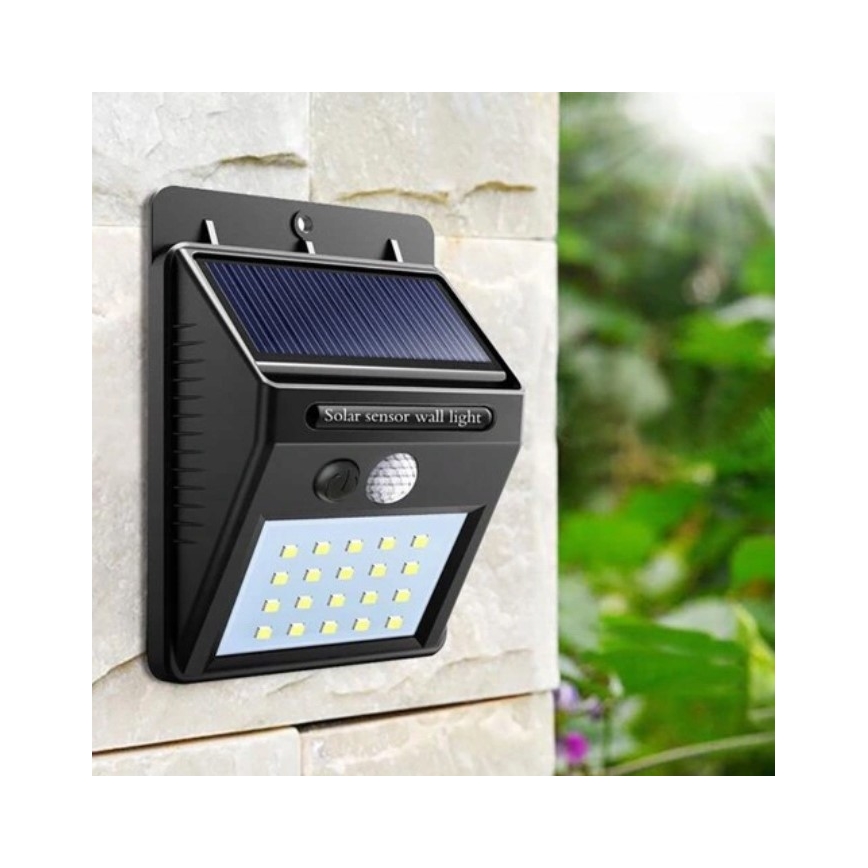 LED-Solarwandleuchte mit Sensor LED/0,55W/3,7V 1200 mAh IP65