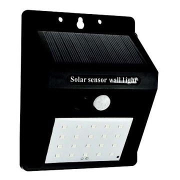 LED-Solarwandleuchte mit Sensor LED/0,55W/3,7V 6500K IP65