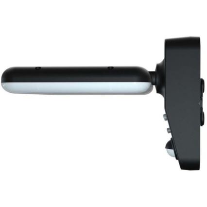 LED-Solarwandleuchte mit Sensor LED/15W/3,2V 4000K/6000K IP65 schwarz