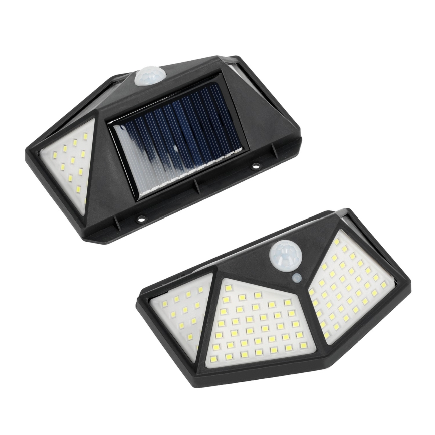 LED-Solarwandleuchte mit Sensor LED/1W/3,7V 6500K IP44