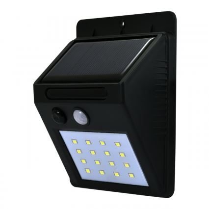 LED-Solarwandleuchte mit Sensor LED/2,2W IP44