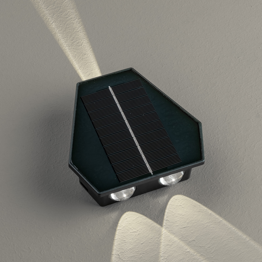 LED-Solarwandleuchte mit Sensor LED/2W/5V IP54 1300 mAh