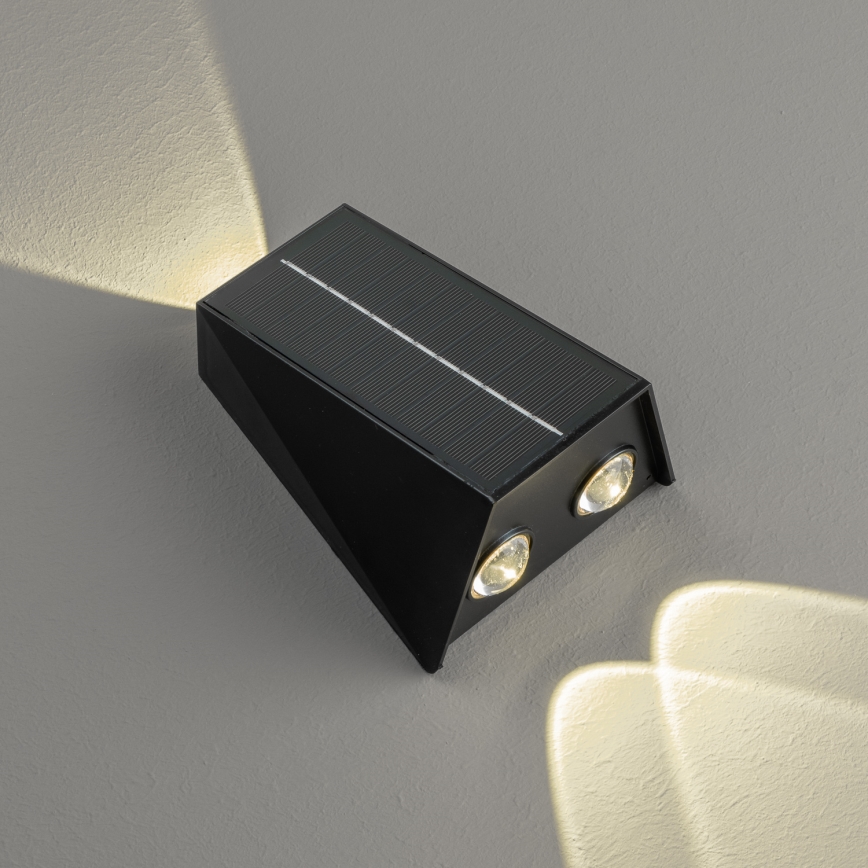 LED-Solarwandleuchte mit Sensor LED/2W/5V IP54 1300 mAh