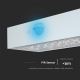 LED-Solarwandleuchte mit Sensor LED/3W/3,7V 3000K/4000K IP65 weiß