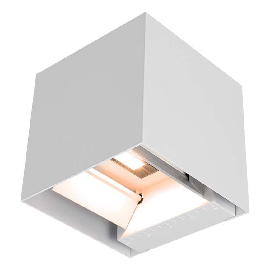 LED-Solarwandleuchte mit Sensor LED/9W/3,7V IP65 3000K 2600 mAh weiß