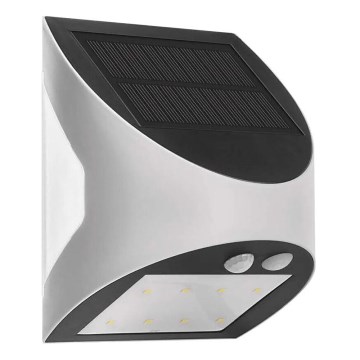 LED-Solarwandleuchte mit Sensor LUMI LED/3,7W IP54 weiß