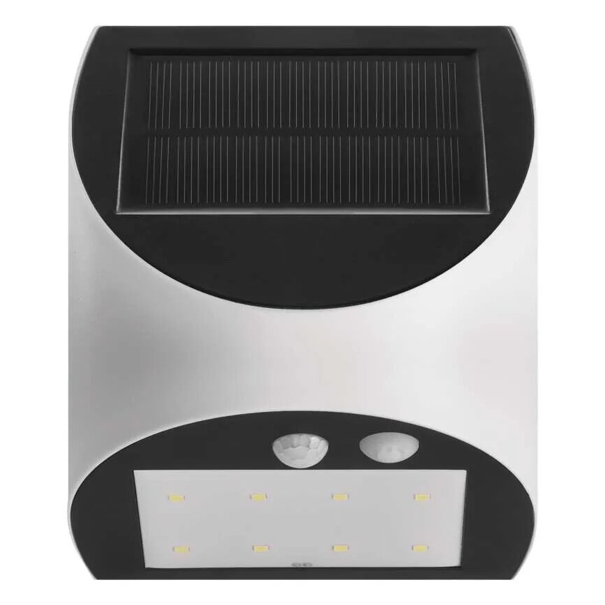 LED-Solarwandleuchte mit Sensor LUMI LED/3,7W IP54 weiß