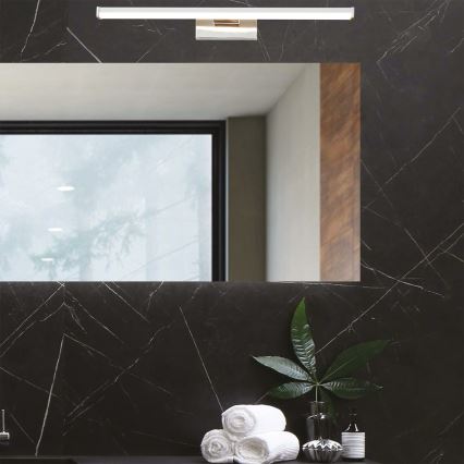 LED-Spiegelbeleuchtung für Badezimmer LED/8W/230V 3000K 40 cm IP44 glänzendes Chrom