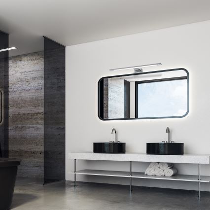 LED-Spiegelbeleuchtung für Badezimmer SHINE LED/12W/230V IP44 glänzendes Chrom