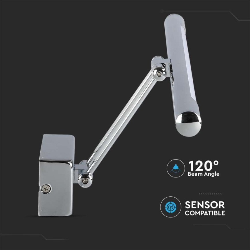 LED Spiegelbeleuchtung LED/9W/230V 4000K 50cm chrom-