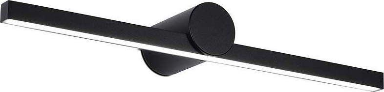 LED-Spiegelleuchte für Badezimmer, 10 W, 230 V, 3000 K, IP65, schwarz