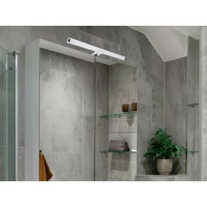LED-Spiegelleuchte für Badezimmer LED/10W/230V 45 cm IP44 Chrom, glänzend