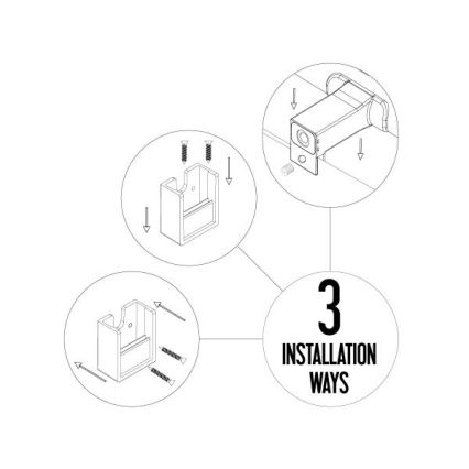 LED-Spiegelleuchte für Badezimmer LED/10W/230V 45 cm IP44 Chrom, glänzend