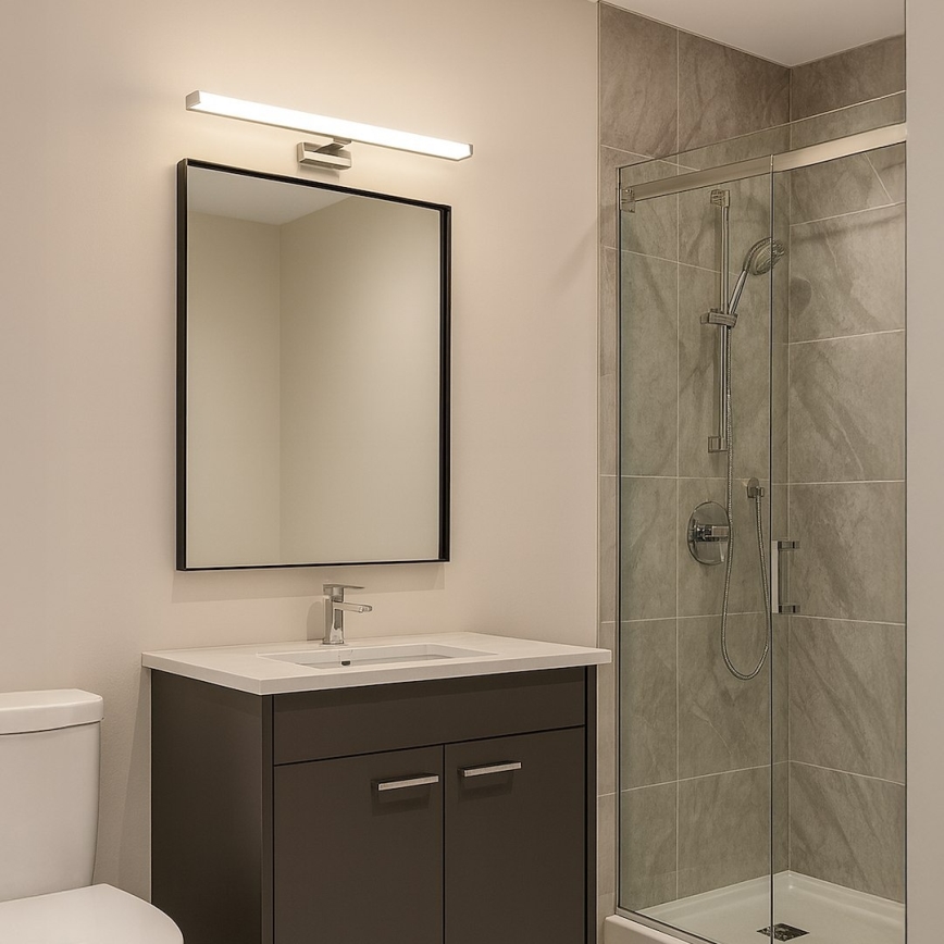 LED-Spiegelleuchte für das Badezimmer MIRORE LED/10W/230V 60 cm IP44 Hochglanzchrom