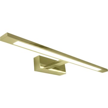 LED-Spiegelleuchte KLIMT, 12 W, 230 V, 3000/4000/6000 K, 60 cm, IP44, goldfarben