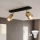 LED-Spot TOP 2xGU10/10W/230V schwarz/gold