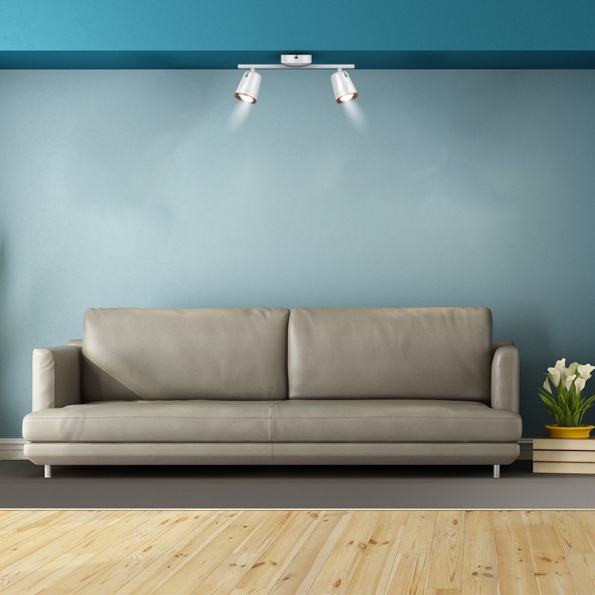 LED Spotleuchte 2xLED/5W/230V 3000K weiß