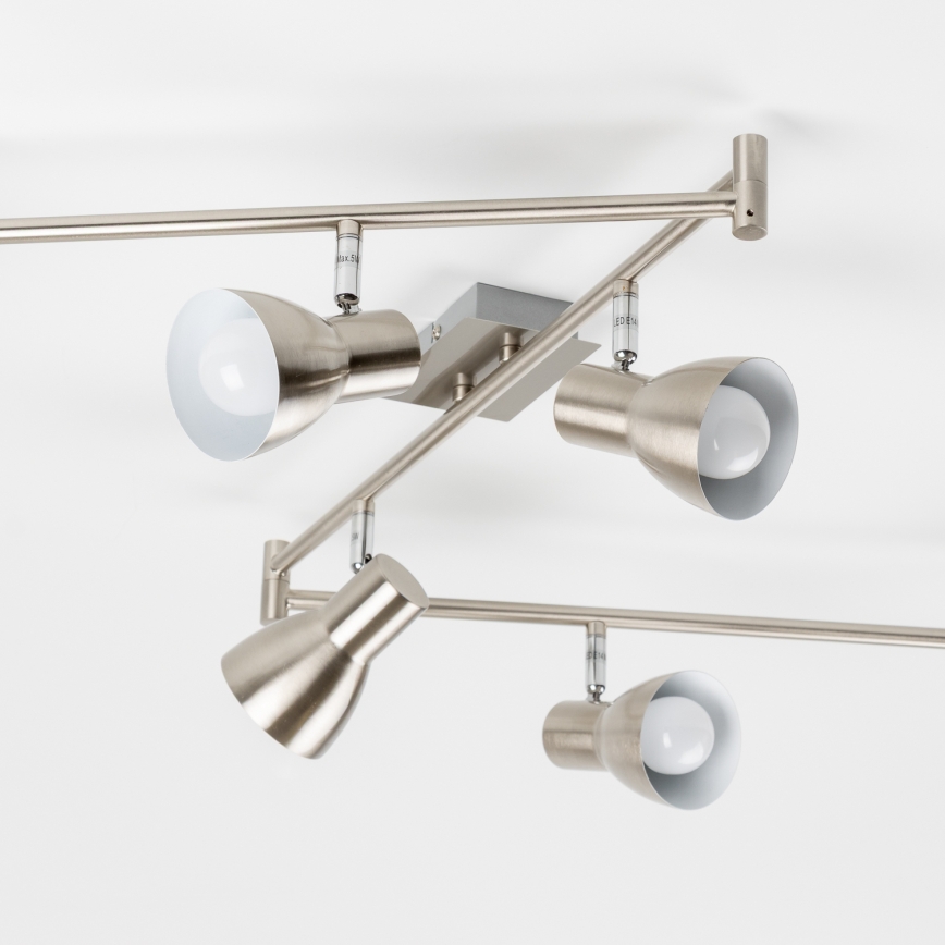 LED-Spotleuchte 6xE14/5W/230V mattchrom