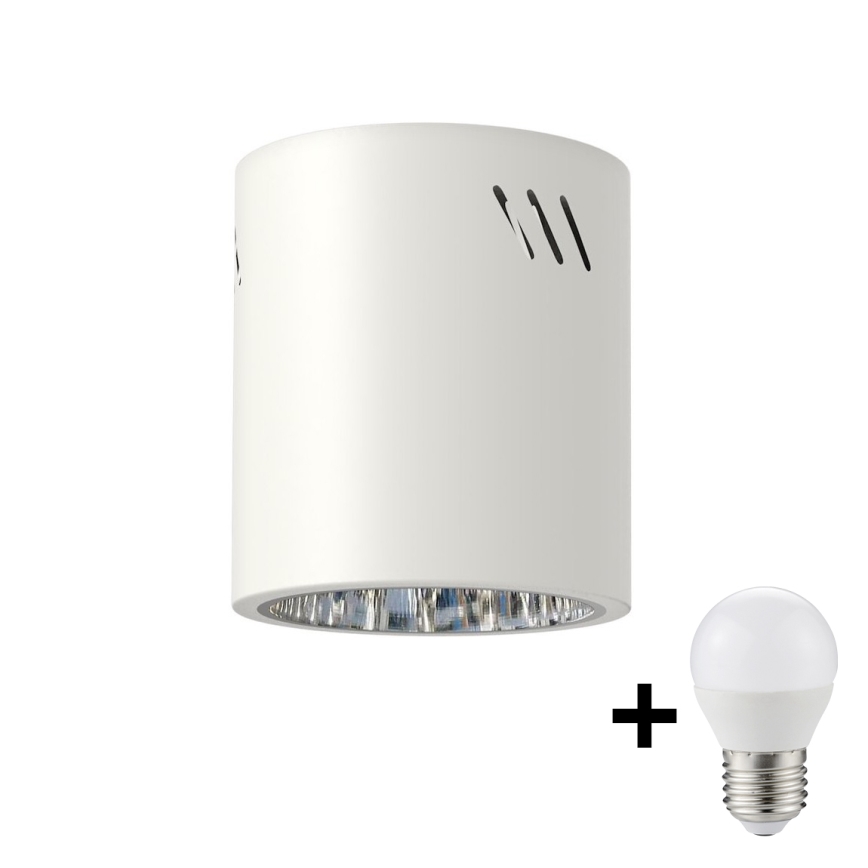 LED-Spotleuchte GEORGE 1xE27/6W/230V d 11 cm weiß